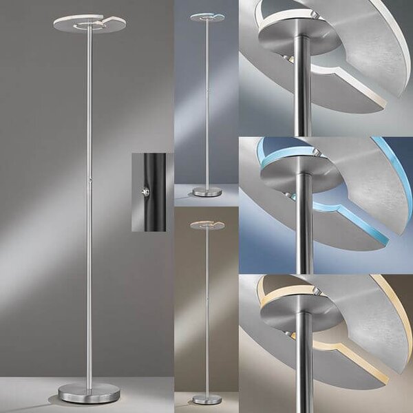 Fischer & Honsel modern állólámpa dent nikkel fhl40320