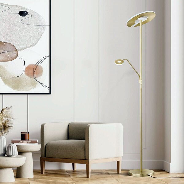 Fischer & Honsel modern állólámpa dent sárgaréz fhl40316