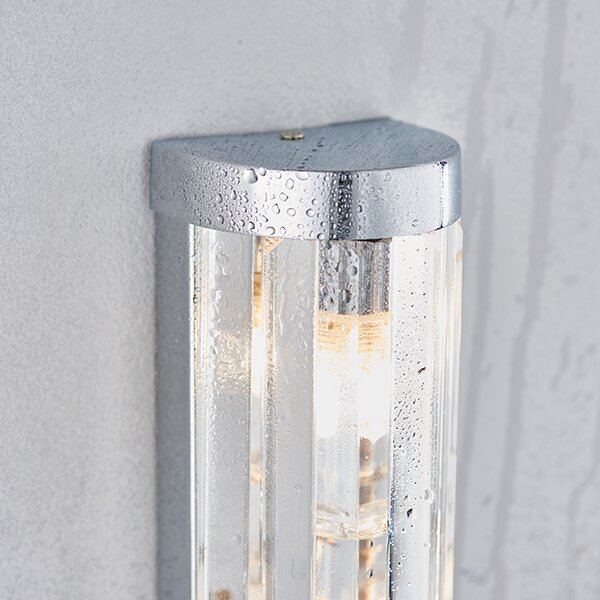 Endon glamour fürdőszobai lámpa shimmer króm átlátszó end91820 IP44