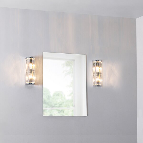 Endon glamour fürdőszobai lámpa shimmer króm átlátszó end91820 IP44