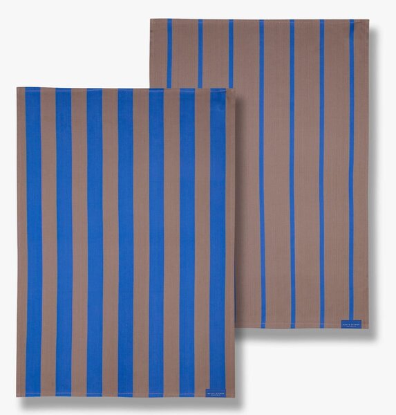 Pamut törölköző 2 darab 50x70 cm-es szettben Stripes - Mette Ditmer Denmark