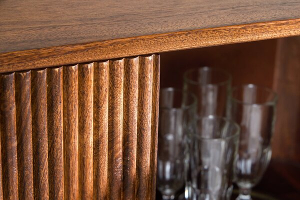 Highboard GATSBY 125cm retro stílusú mangó arany