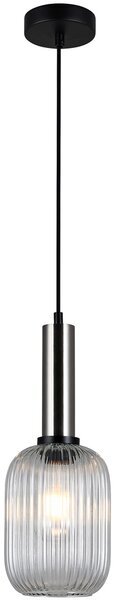 Italux glamour modern függeszték antiola nikkel átlátszó itxpnd-5588-1m-sccl