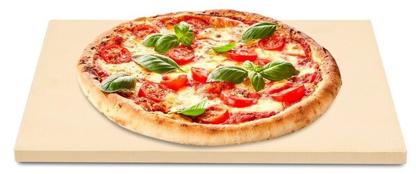 G3 Ferrari G10190 Természetes Cordierite pizzasütő kőlap 800 fokig, 38x30cm méretben sütőkhőz, grillhez vagy gázsütőhöz
