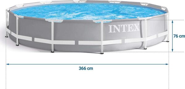 Intex 26712 Prismakeretes Kerti Medence 366 X 76 cm