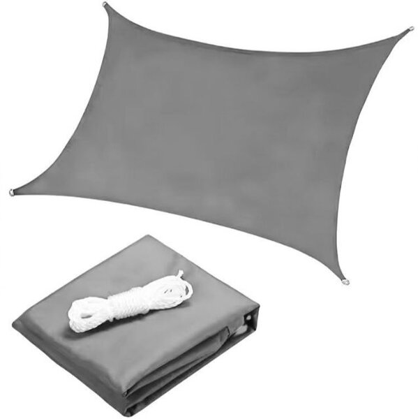 Napvitorla 2x3m szürke 180g/m2