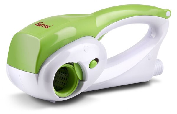 Girmi GT02 Elektromos reszelő, zöld/fehér színben, 12 W, újratölthető, 2 féle reszelő görgővel
