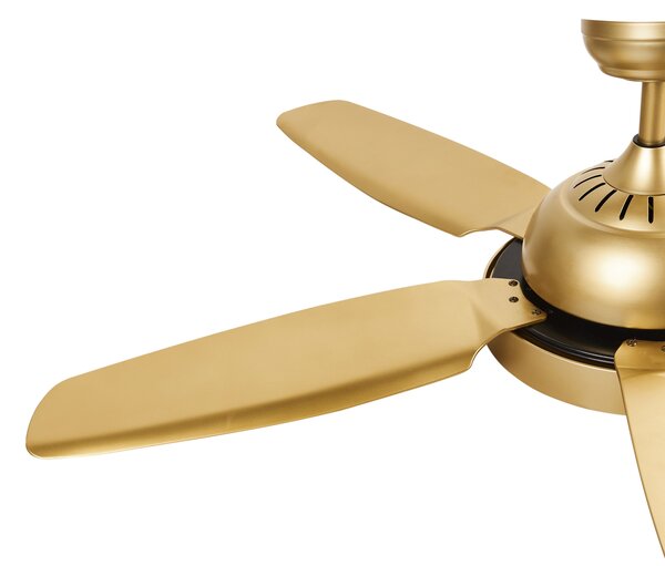 Mennyezeti ventilátor világítással GOSHAABA Távirányítóval LED Bronz