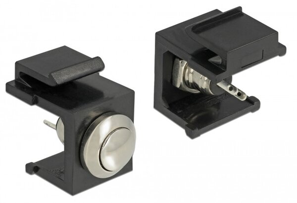 Delock Keystone nyomógomb/kapcsoló fekete (DL-86402)