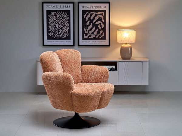 Fotel Houston 2145, Kárpit, 90x80x90cm, Fahéj, Részben összeszerelt