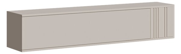 TV-állvány Oratio, Laminált forgácslap, Közepes sűrűségű farostlemez, 30x150x31cm, Kasmír, Fekete