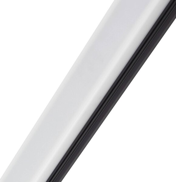 Lindby LED-es napelemes fali világítás Laarni, dimmelhető, IP54, fekete, dimmelhető, Fekete, Alumínium