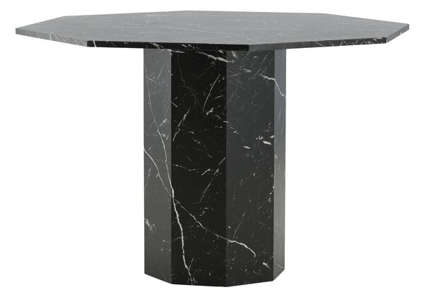 Asztal Dallas 2465, 75cm, Fekete márvány