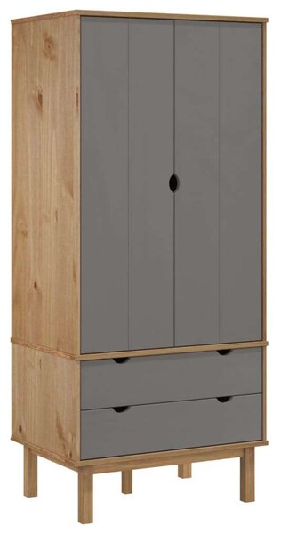 Vidaxl Ottava Gardrób - Fenyőfa - 76,5x53x172 cm