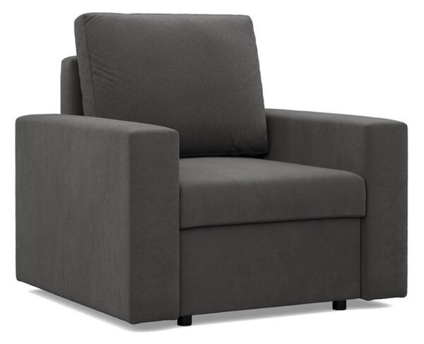 NEO fotel – egyenes oldallal – 2-es modell Fekete