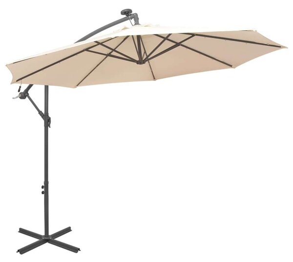 VidaXL Függő Napernyő - 300 cm - LED Világítással