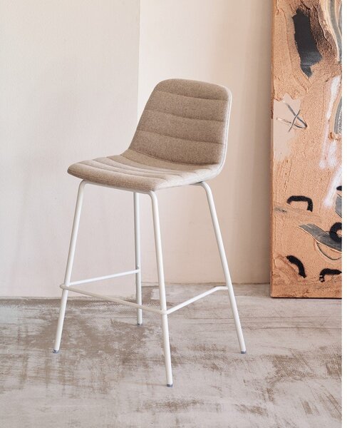 Bézs bárszék szett 2 db-os 92,5 cm Zunilda – Kave Home