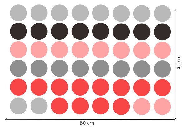 PIPPER. Falmatrica "Színes pöttyök" 5,5 cm Szín: Türkiz