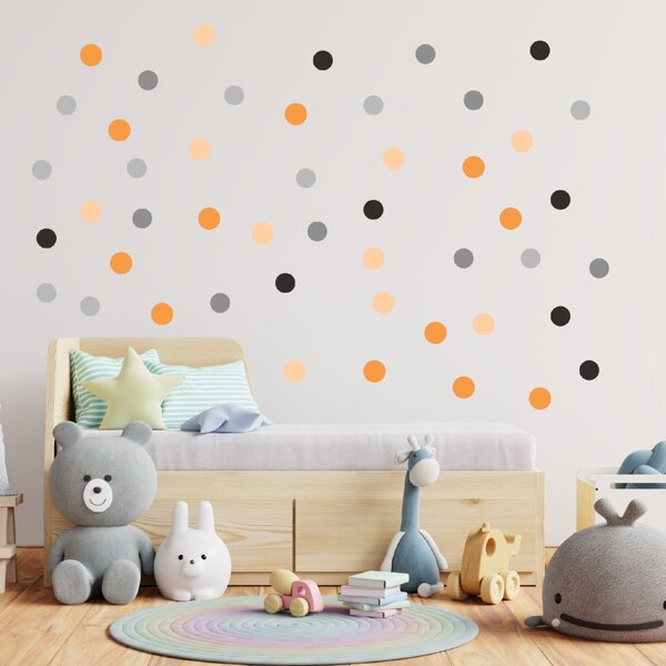 PIPPER. Falmatrica "Színes pöttyök" 5,5 cm Szín: Türkiz