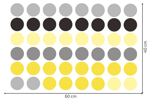 PIPPER. Falmatrica "Színes pöttyök" 5,5 cm Szín: Türkiz