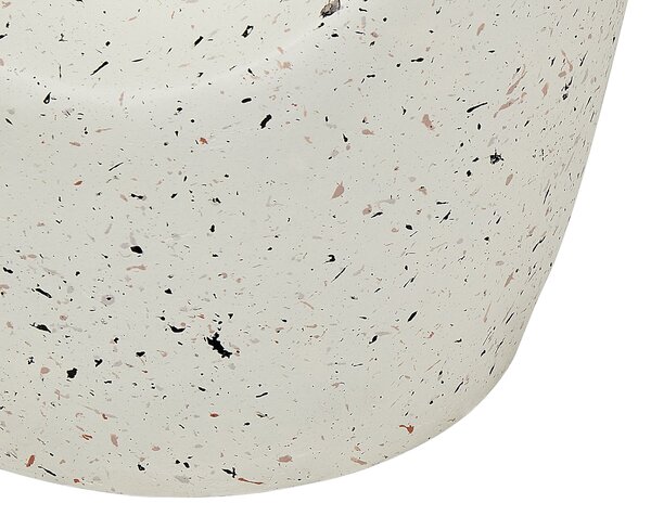 Kisasztal EDOLO 37 cm 37 cm Terrazzo hatású Fehér terrazzo