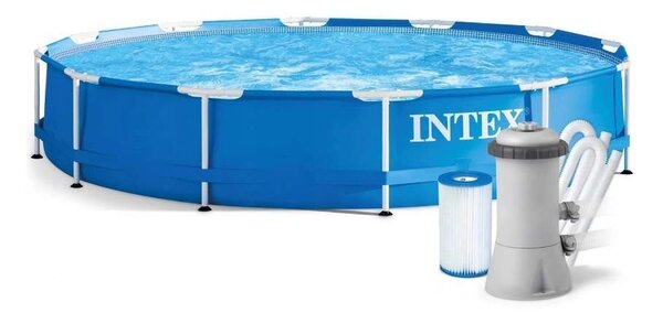 Intex Frame Pool fémvázas Medence vízszűrővel 366x76cm (28212GN)