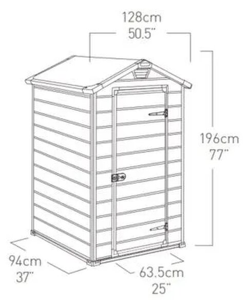 Manor 4x3 kerti ház