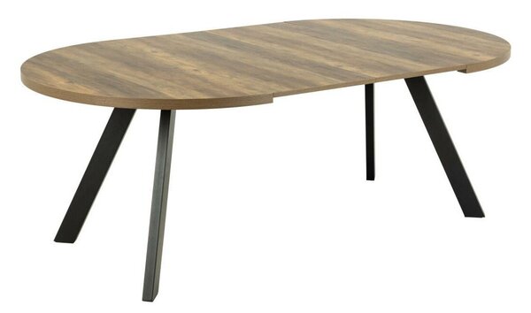Asztal Norsica 683, 75cm, Tölgy, Fekete