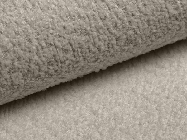 CANIRA kárpitozott boxspring franciaágy ágyneműtartóval 140x200 - krémszínű
