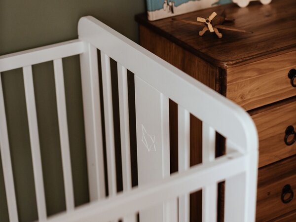 FOXY COT gyerekágy 60x120 - fehér