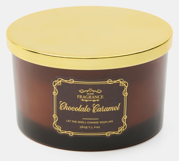 Sinsay - Illatos gyertya Chocolate Caramel - sötétbarna