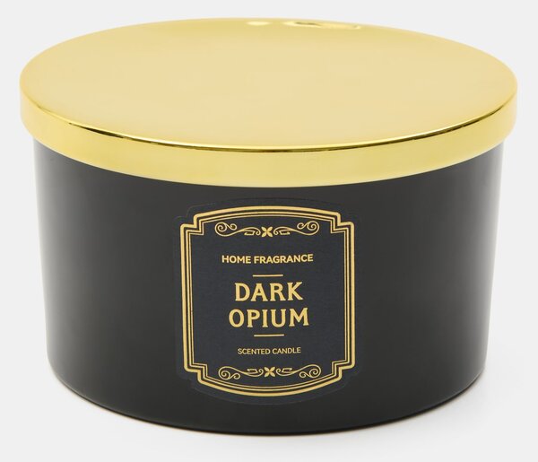 Sinsay - Illatos gyertya Dark Opium - fekete