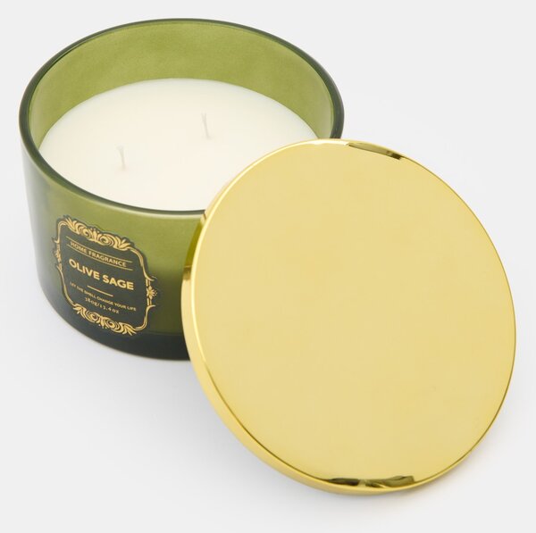 Sinsay - Illatos gyertya Olive Sage - sötétzöld