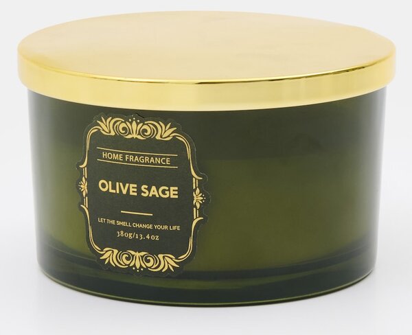 Sinsay - Illatos gyertya Olive Sage - sötétzöld