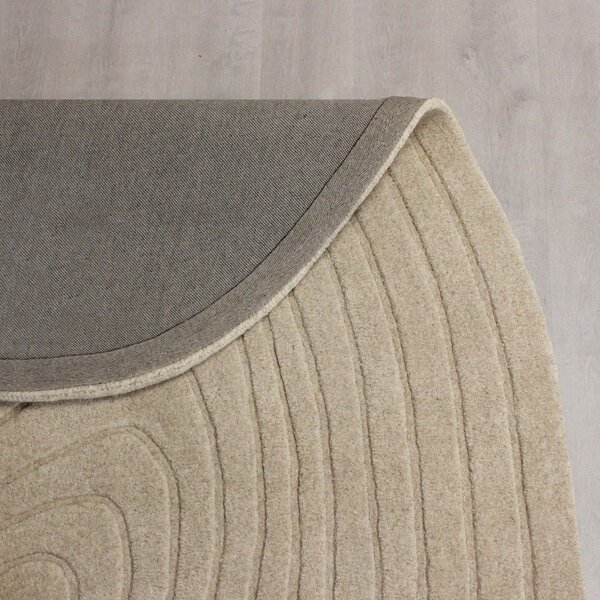 Bézs gyapjú szőnyeg 160x230 cm Puddle Wool – Flair Rugs