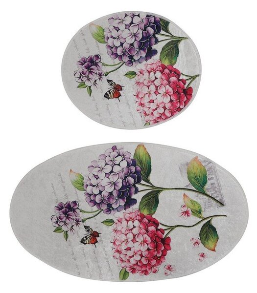 Fürdőszobai kilépő szett 2 db-os 60x100 cm Ortanca – Foutastic