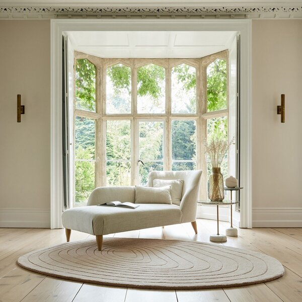 Bézs gyapjú szőnyeg 160x230 cm Puddle Wool – Flair Rugs