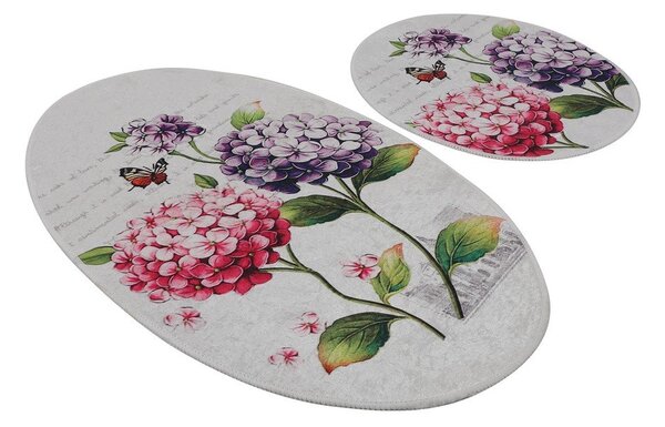 Fürdőszobai kilépő szett 2 db-os 60x100 cm Ortanca – Foutastic