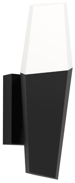 Kültéri fali lámpa, fekete-fehér színű (Farindola)