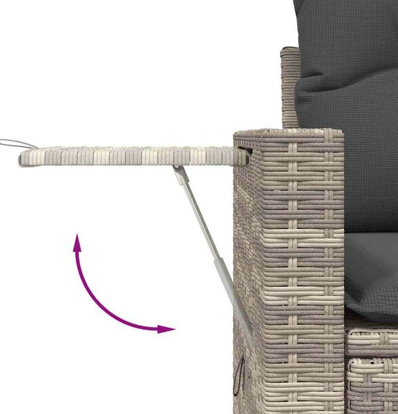 VidaXL Polyrattan Kerti Ülőgarnitúra - 5 részes