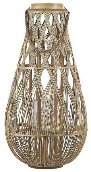 Lámpás TONGA Bambusz 77 cm Természetes