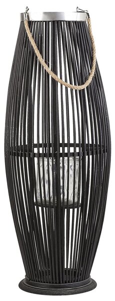 Lámpás TAHITI Bambusz 72 cm Fekete
