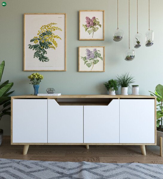 Roma 180 - Sapphire Oak, White