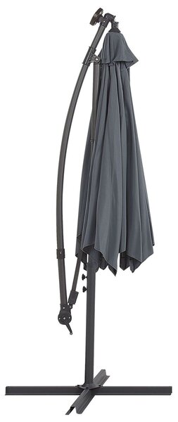 Napernyő LED 285 cm CORVAL Grafitszürke