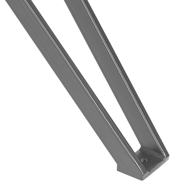 Étkezőasztal BALLINA Fehér márvány 160 cm 90 cm Edzett üveg