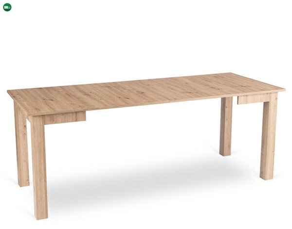 BEN bővíthető étkezőasztal 80-200 cm, Artisan tölgy