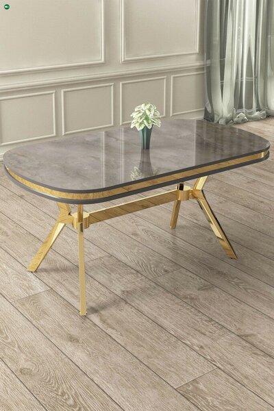 Olya - Anthracite, Gold