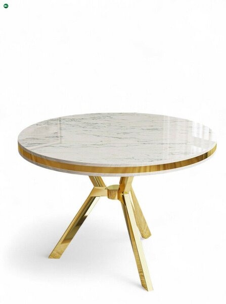 Mos - White Marble, Gold