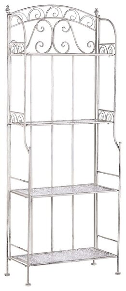Polcrendszer PADUA Fém 156 cm 61 cm Fehér