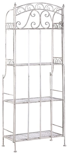 Polcrendszer PADUA Fém 156 cm 61 cm Fehér